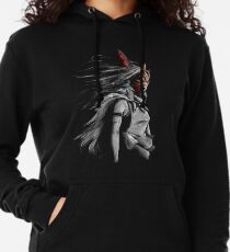 Sudadera con capucha ligera Mononoke Wolf Anime Tra Pintura digital