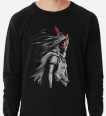 Mononoke Wolf Anime Tra Digital Painting Lightweight Sweatshirt