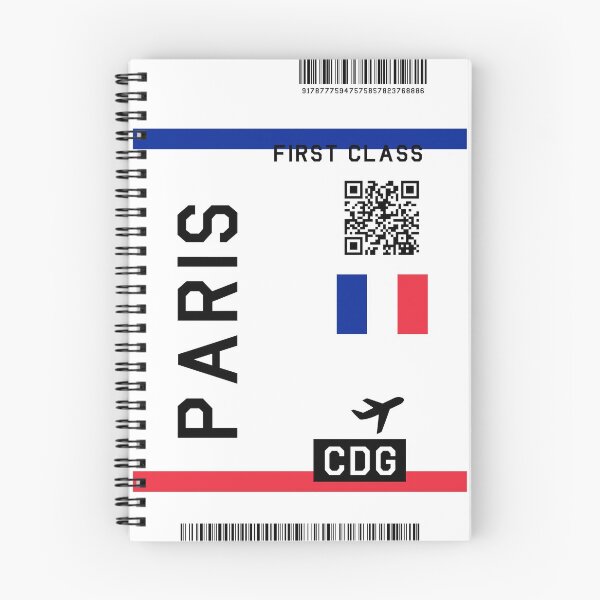 Item preview, Flight Ticket Paris designed and sold by swaynowo.