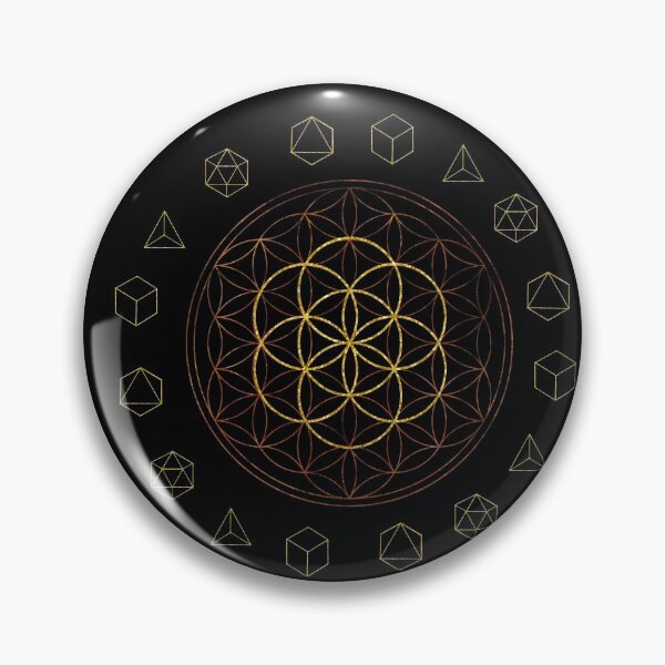 Item preview, Sacred Geometry Flower of Life Platonic designed and sold by Bluepress.