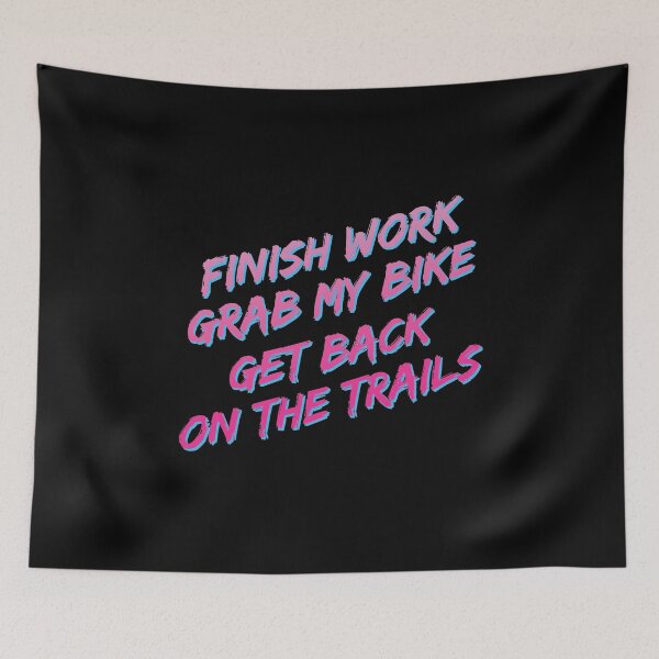 Item preview, Mountain Bike Closing Time Trails Back to the designed and sold by getgr4phicz.