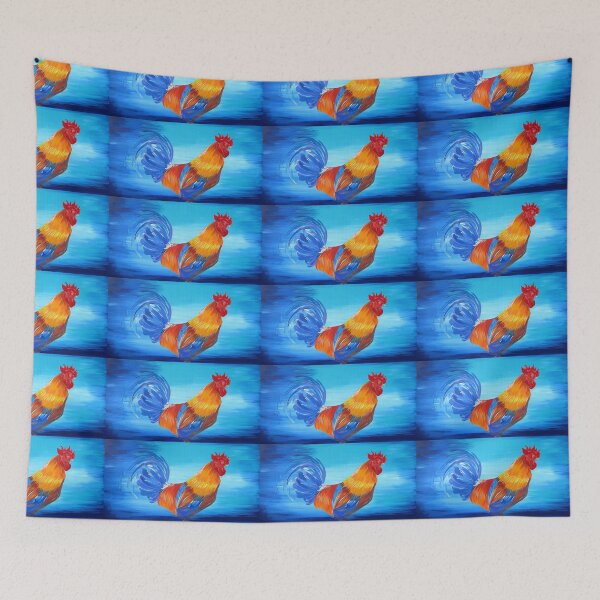 Item preview, Rooster with Bright Happy Colours designed and sold by cathyartist.