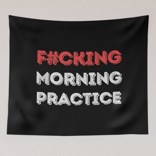 Item preview, F#cking Morning Practice - Best Funny Swimmer Gift | Swimming designed and sold by sviatos.