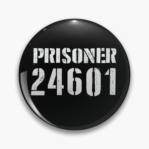 Item preview, Prisoner 24601 white designed and sold by Pickle-Lily.