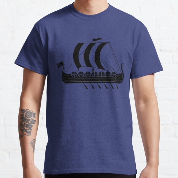 viking ship t shirt