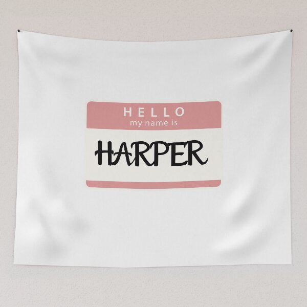 Item preview, Hello My Name is Harper designed and sold by melbournegirl.