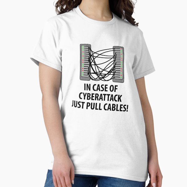 Item preview, In Case Of CyberAttack just pull cables designed and sold by WeeTee.
