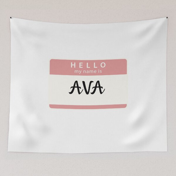 Item preview, Hello my name is Ava designed and sold by melbournegirl.