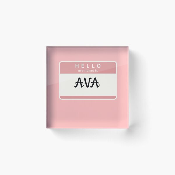 Item preview, Hello my name is Ava designed and sold by melbournegirl.