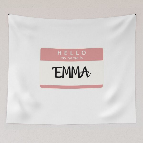 Aperçu de l'œuvre Bonjour mon nom est Emma créée et vendue par melbournegirl.