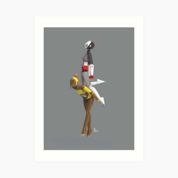 Nono&Hana dream fly Art Print