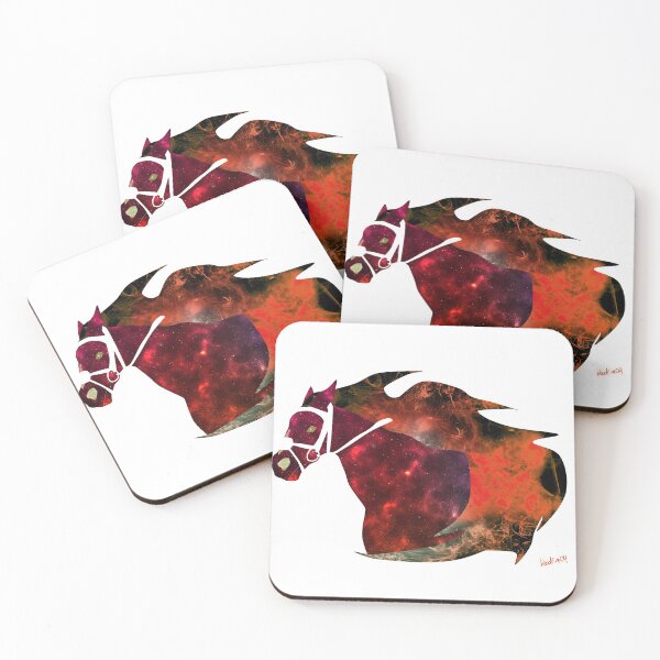 Item preview, Space Race Horse (Warm Colours) designed and sold by Bloodfire09.