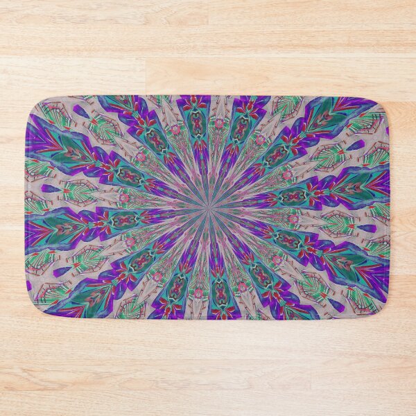 Item preview, Totem Kaleidoscope In Purple Red and Jade designed and sold by taiche.