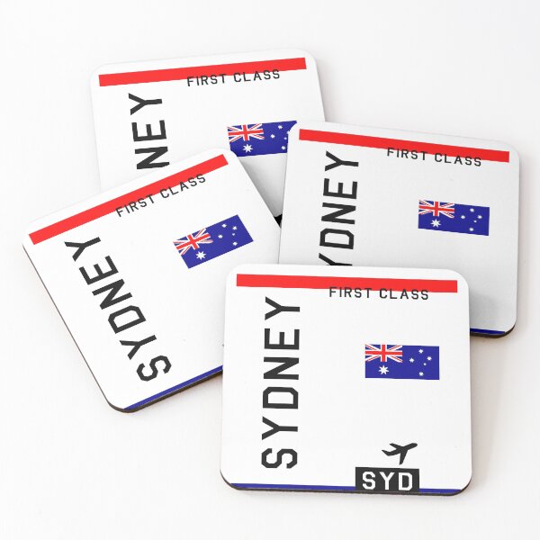 Item preview, Flight Ticket Sydney designed and sold by swaynowo.