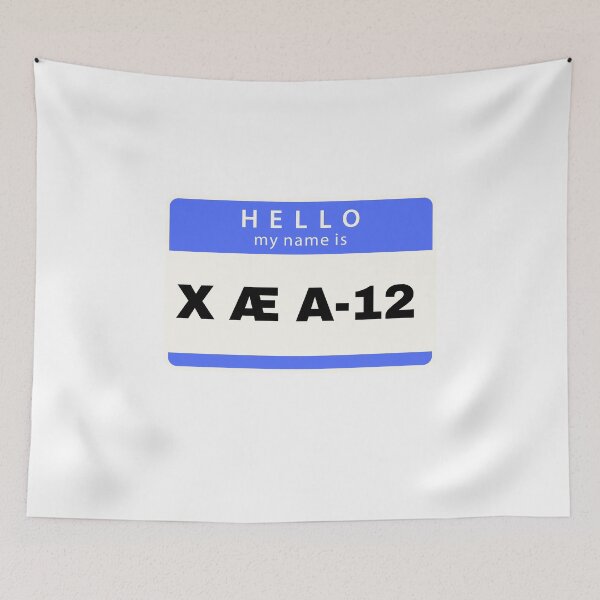 Item preview, Hello my name is X Æ A-12 designed and sold by melbournegirl.