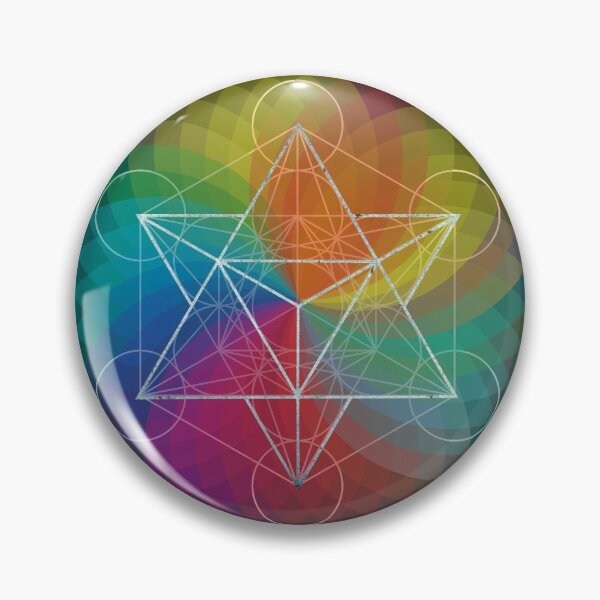 Item preview, Metatron's Cube Rainbow Chakra  designed and sold by Bluepress.