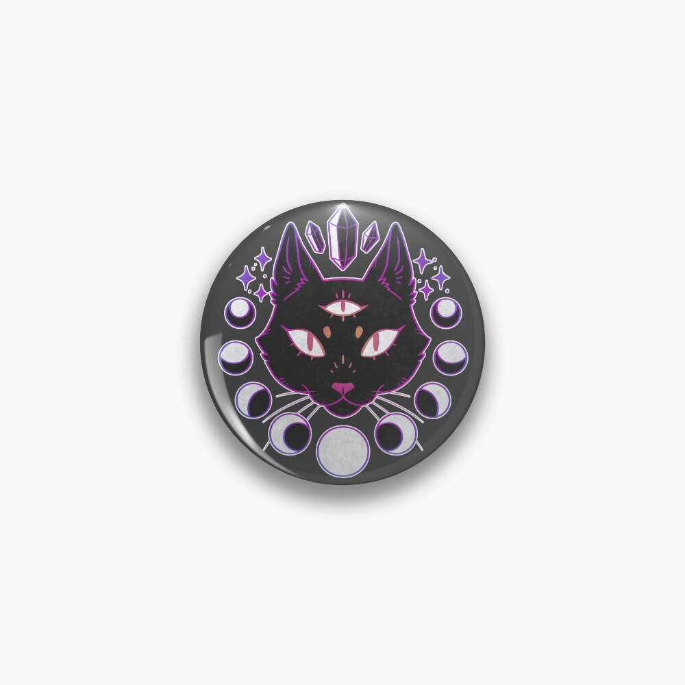 Lunar Cat Pin