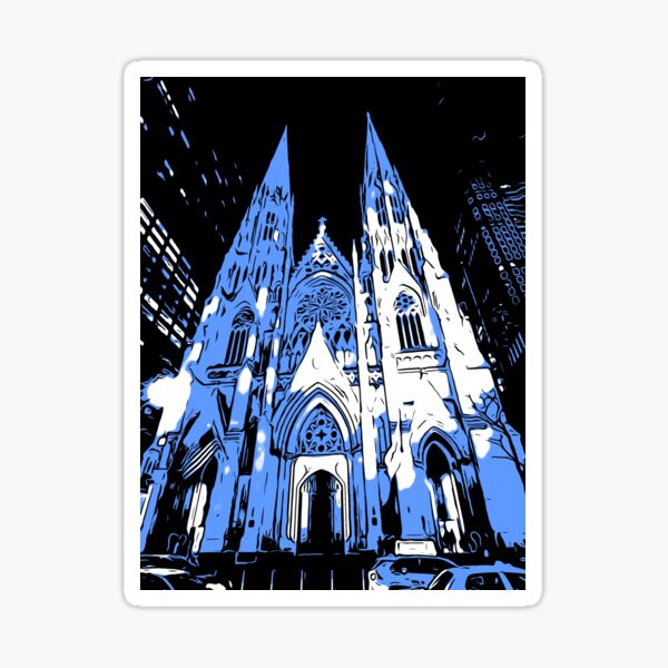 St Patrick’s Cathedral, NYC Sticker