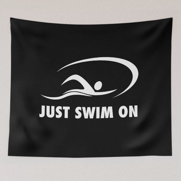 Item preview, Just Swim On - Best Funny Swimmer Gift | Swimming Pool designed and sold by sviatos.