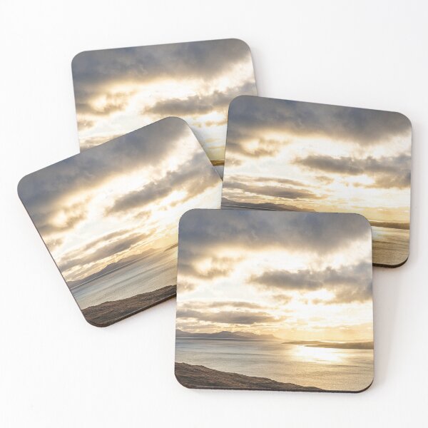 Item preview, Afternoon Light Over Rum and Soay designed and sold by ScotLandscapes.