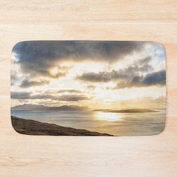 Item preview, Afternoon Light Over Rum and Soay designed and sold by ScotLandscapes.