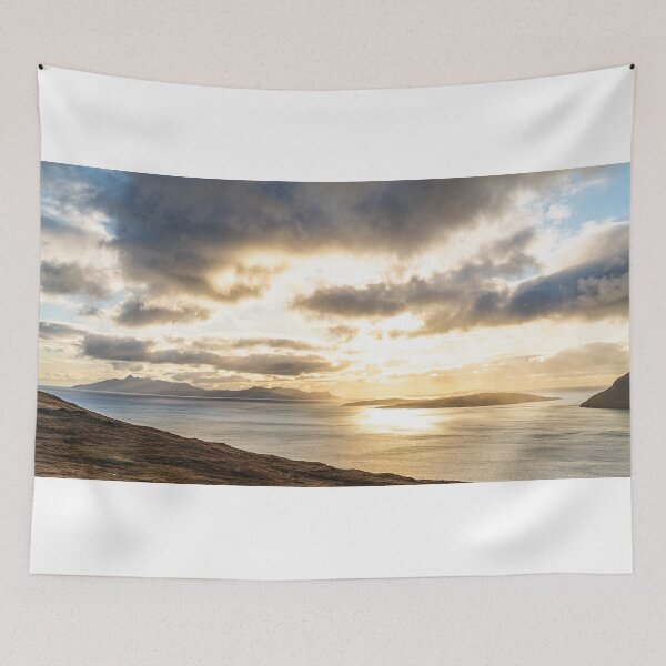 Item preview, Afternoon Light Over Rum and Soay designed and sold by ScotLandscapes.