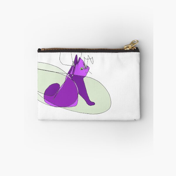 Item preview, purple cat with mouse designed and sold by Pentagonien.