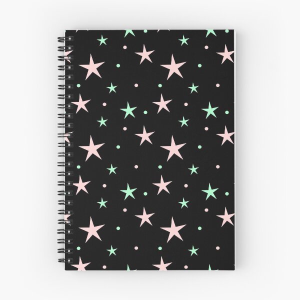 Item preview, Pale Pink and Green Stars and Polka Dots designed and sold by nutmegfairy.