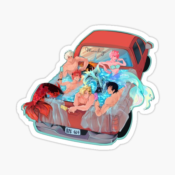 mermay bnha Sticker