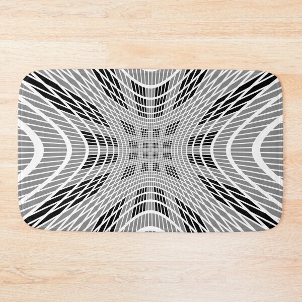 Item preview, Starburst, black and white op art designed and sold by aapshop.