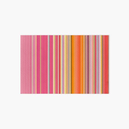 Sablo Lio STRIPES Pink Orange Yellow Art Board Print