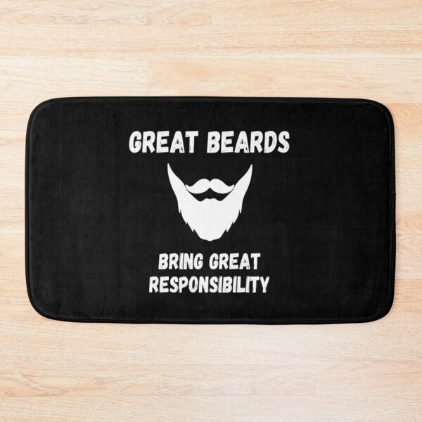 Item preview, Great Beards Bring Great Responsibility designed and sold by CatMonkStudios.
