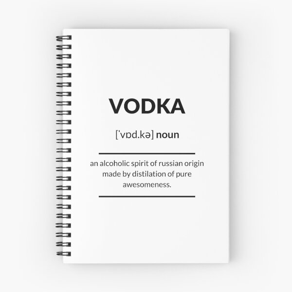 Item preview, Vodka Definition | Dictionary Collection designed and sold by Designschmiede.