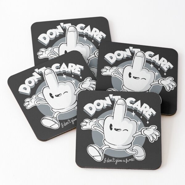 Item preview, Don't Care - Who Cares Quote - Funny Sassy Sentence designed and sold by BlancaVidal.