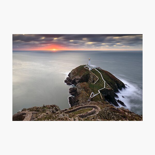 Item preview, The setting sun at South Stack designed and sold by bitm2007.