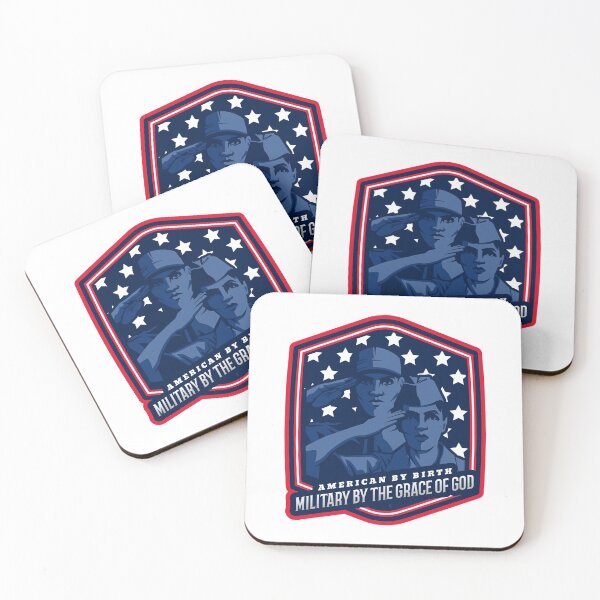 Item preview, American By Birth Army By The Grace Of God - 009 designed and sold by CavemanMedia.