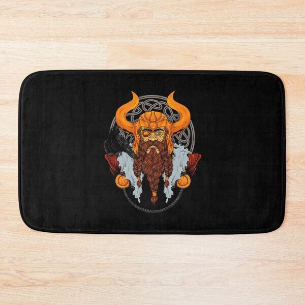 Item preview, Viking God Odin - Raven Warrior Valhalla Valknut designed and sold by anziehend.