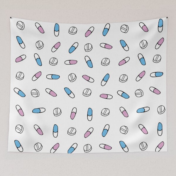 Item preview, Pharmacist Pills Pattern designed and sold by Geek-topia.