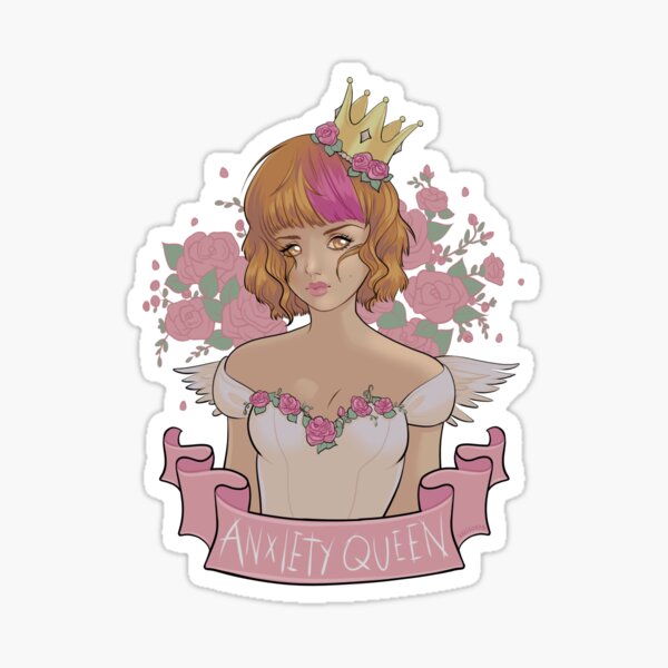 Anxiety Queen Sticker