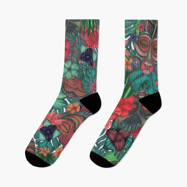 Item preview, tribeVib.white. jungle pattern, hand drawn, all over, ethnic, jungle, wildlife protector designed and sold by Soulape.