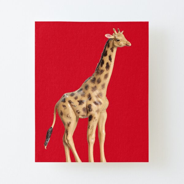 PLASTIC FANTASTIC: Giraf Canvas Mounted Print
