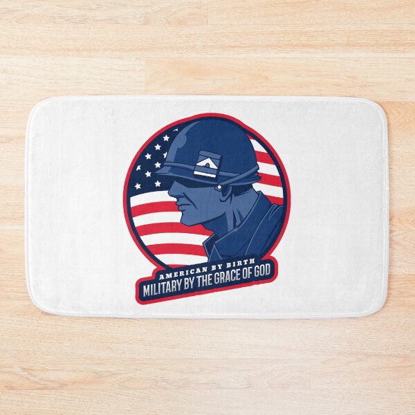 Item preview, American By Birth Army By The Grace Of God - 010 designed and sold by CavemanMedia.