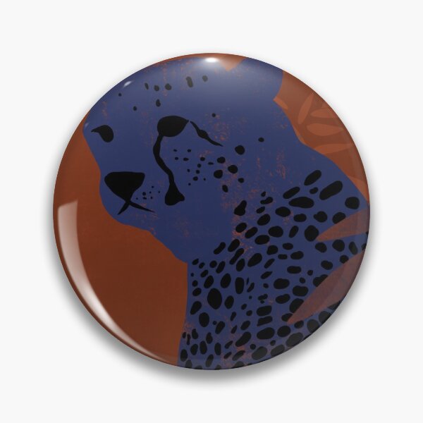 Aperçu de l'œuvre Guépard bleu créée et vendue par PatternCreator.