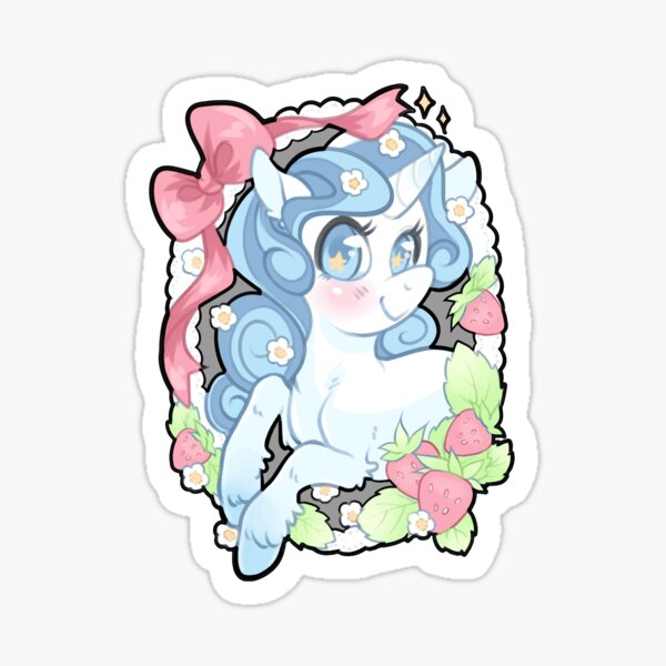 Strawberry Unicorn Sticker