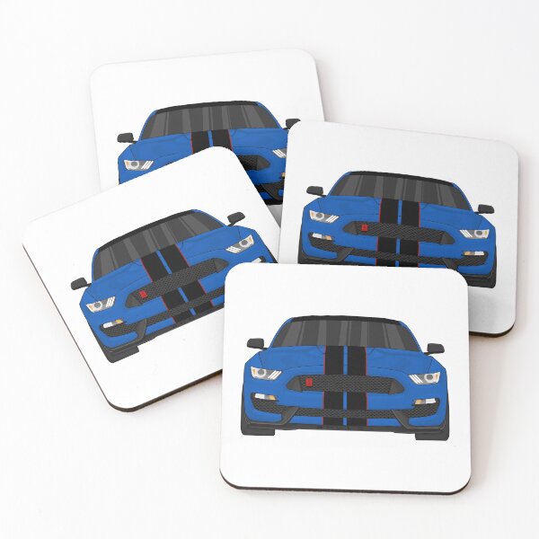 Item preview, Ford Mustang GT350R front (PerformanceBlue,Black and Black) designed and sold by VenZolic.