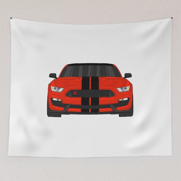 Item preview, Ford Mustang GT350R front (RaceRed,Black and Black) designed and sold by VenZolic.