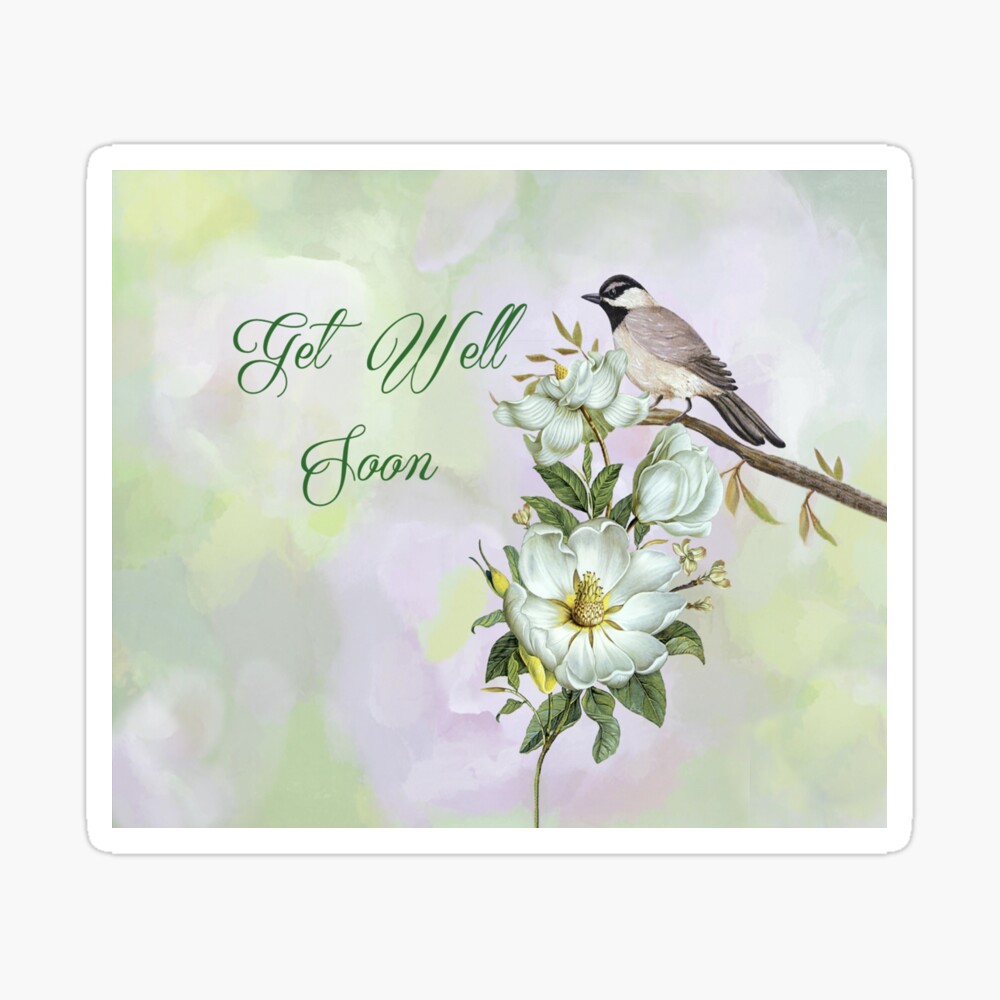 Get Well Soon During Coronavirus with Teddy and Flowers Card