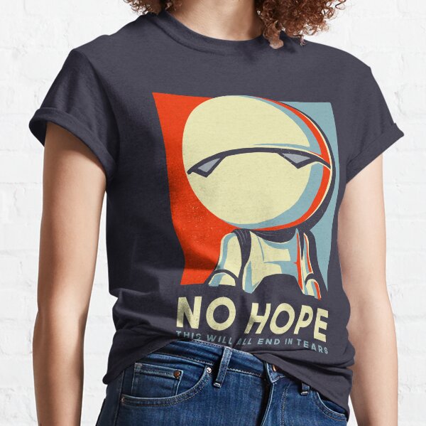 No hope Marvin - Funny Voting Sign Parody - Hitchhiker's Guide to the Galaxy Classic T-Shirt