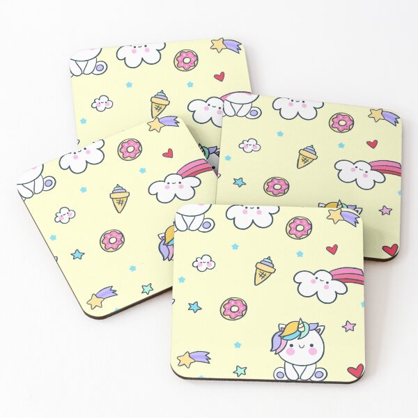 Item preview, Cute Baby Unicorn Donut Star Pattern Kids designed and sold by noirty.