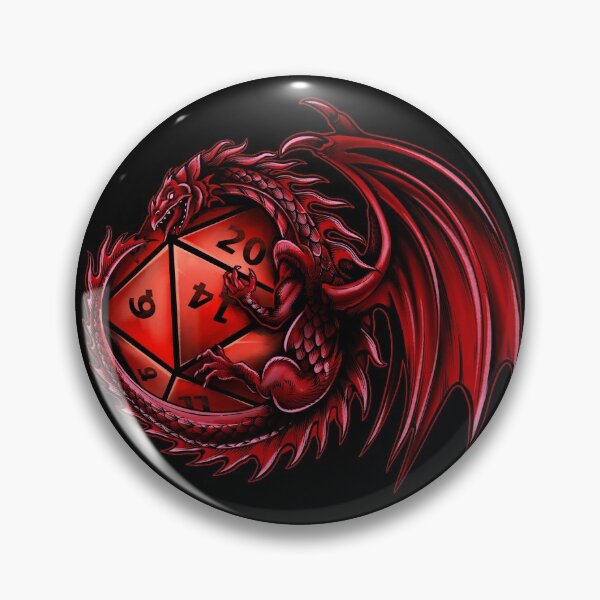 Item preview, Dragon's Horde Collection 3 - Dungeons and Dragons - Red and Red designed and sold by Dylan Nonya.